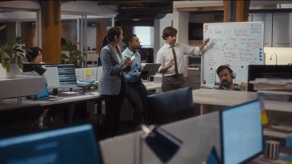 frame from Scrunch and Sitecore Content machine video