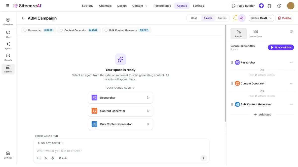 SitecoreAI reach the right audience with agents