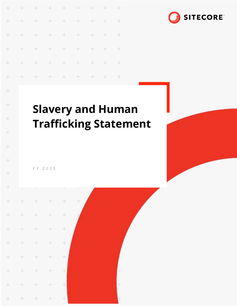 Sitecore Slavery Statement - FY25