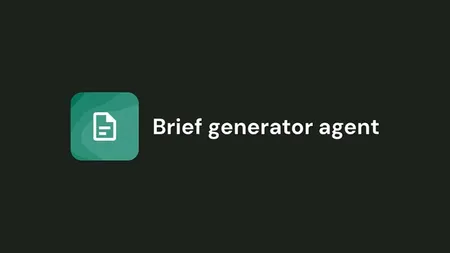 sitecoreAI Brief Generator agent video thumbnail