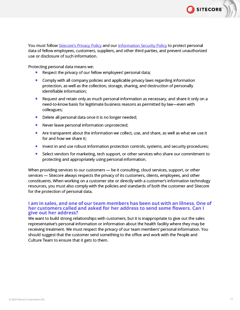 Code of Business Conduct