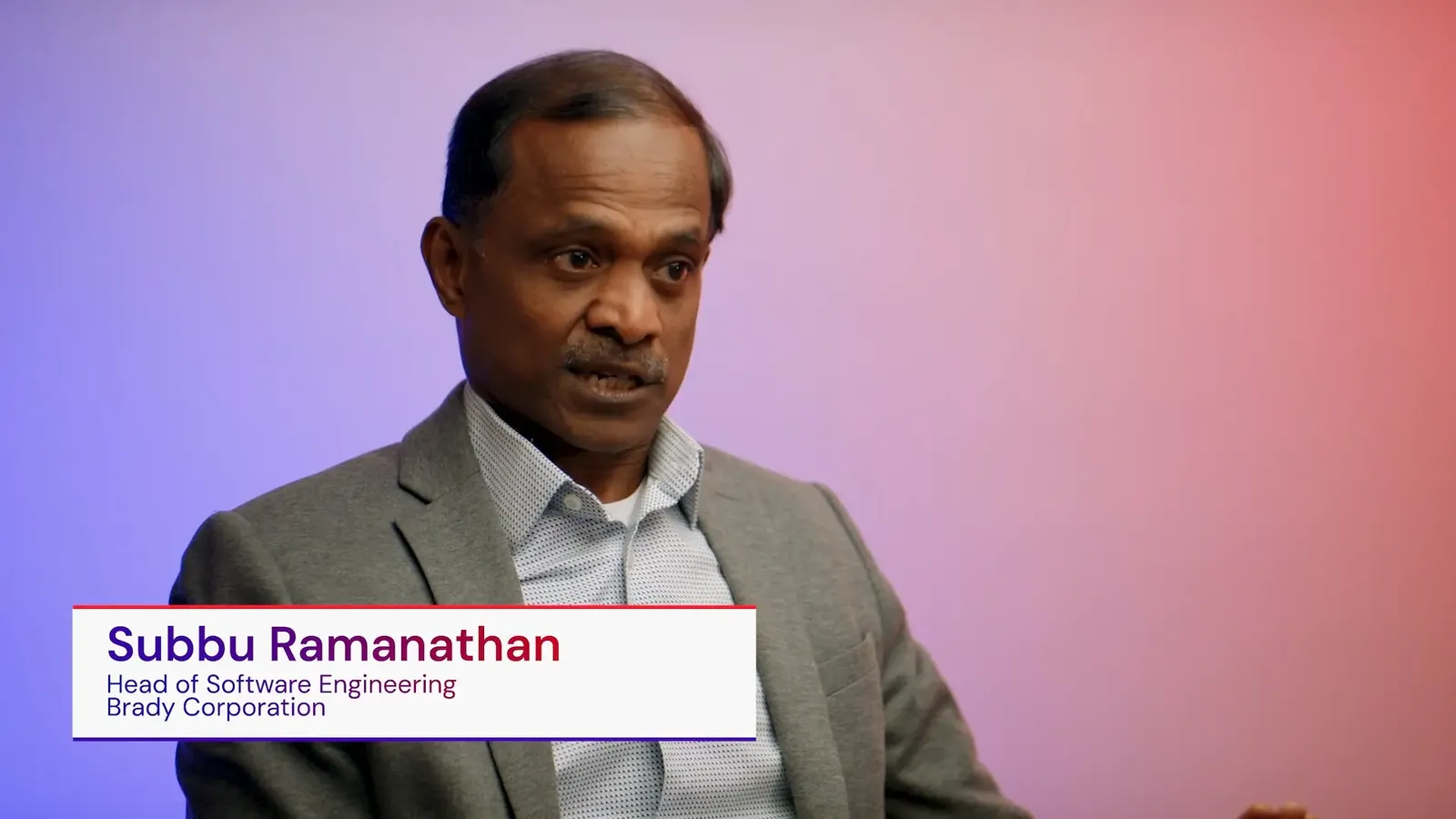 Subbu Ramanathan - Brady Corporation