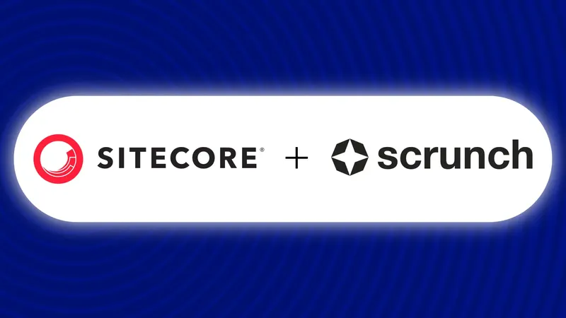 image with sitecore and scrunch logos