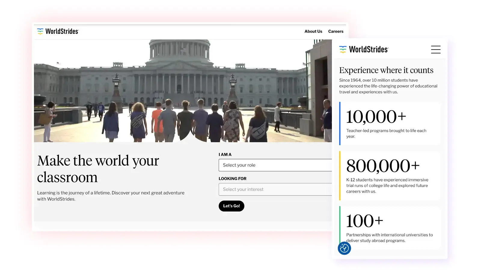 World Strides website