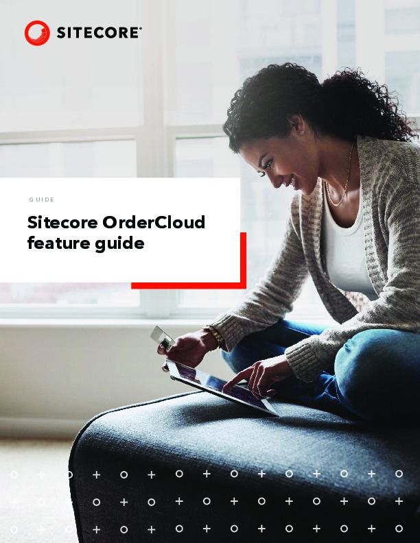 Sitecore OrderCloud Feature Guide