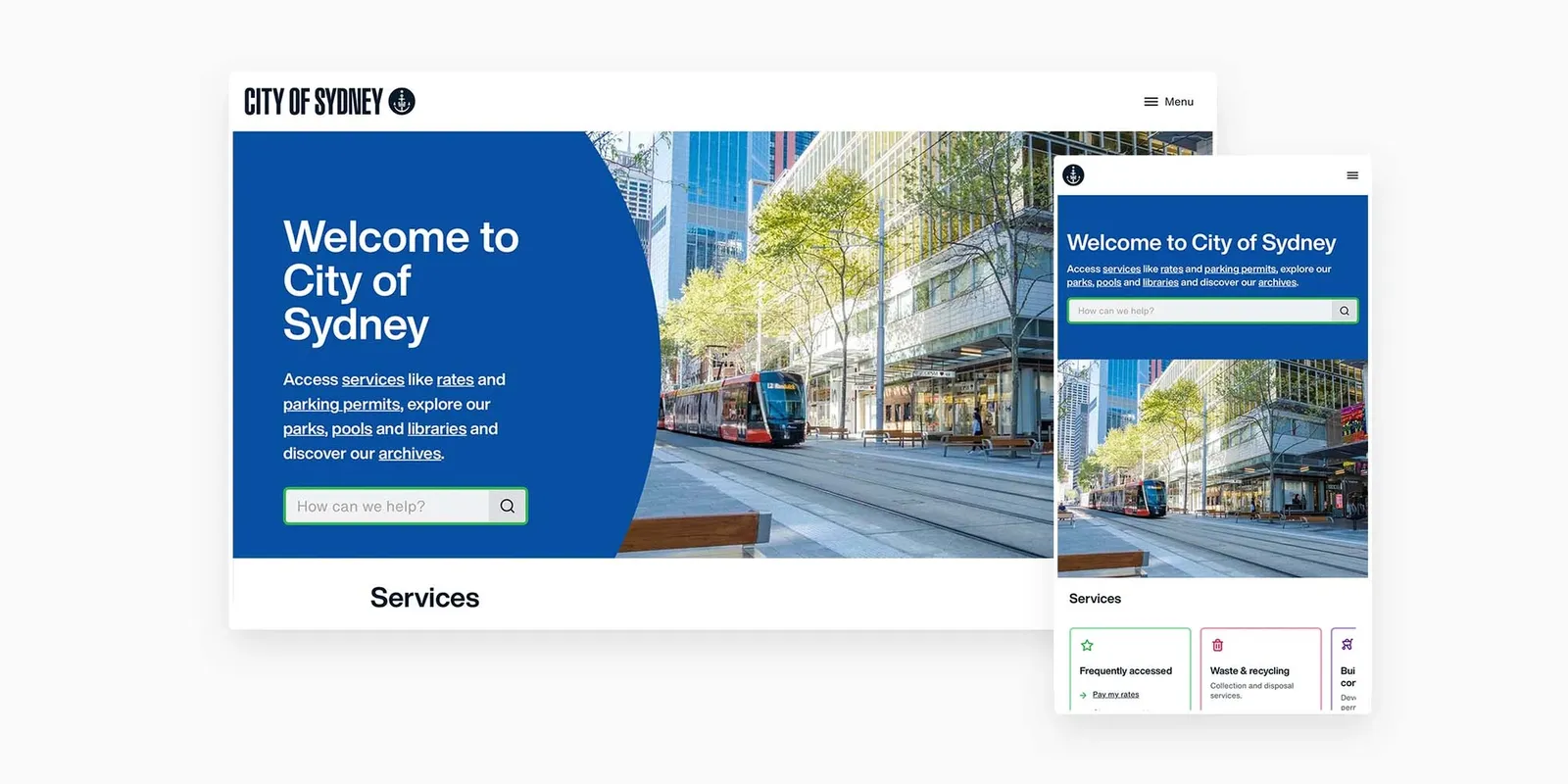 Screenshot from City of Sydney's website