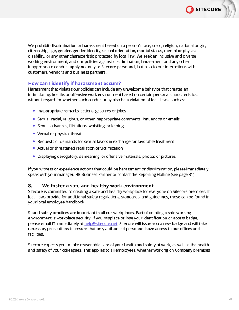 Code of Business Conduct