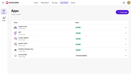 SitecoreAI App Studio