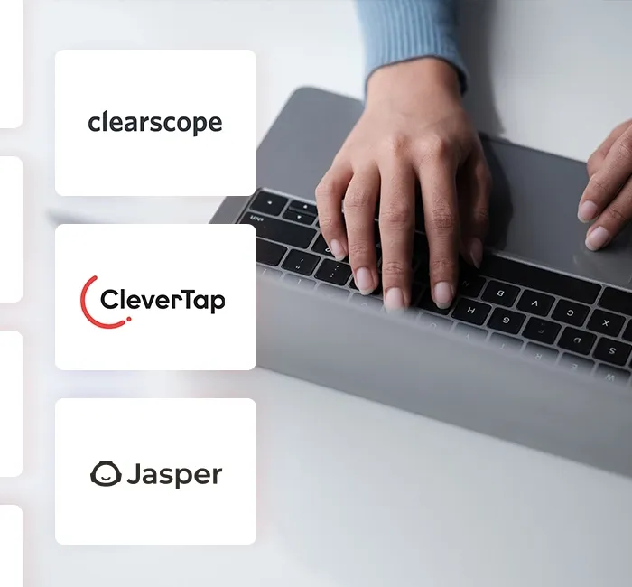 Top marketing ai tools logos