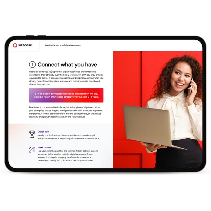 Digital Experience Report Mockup