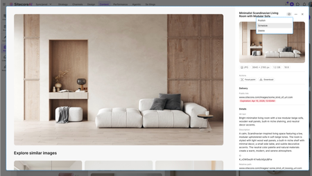 Sitecore product feature web screenshot