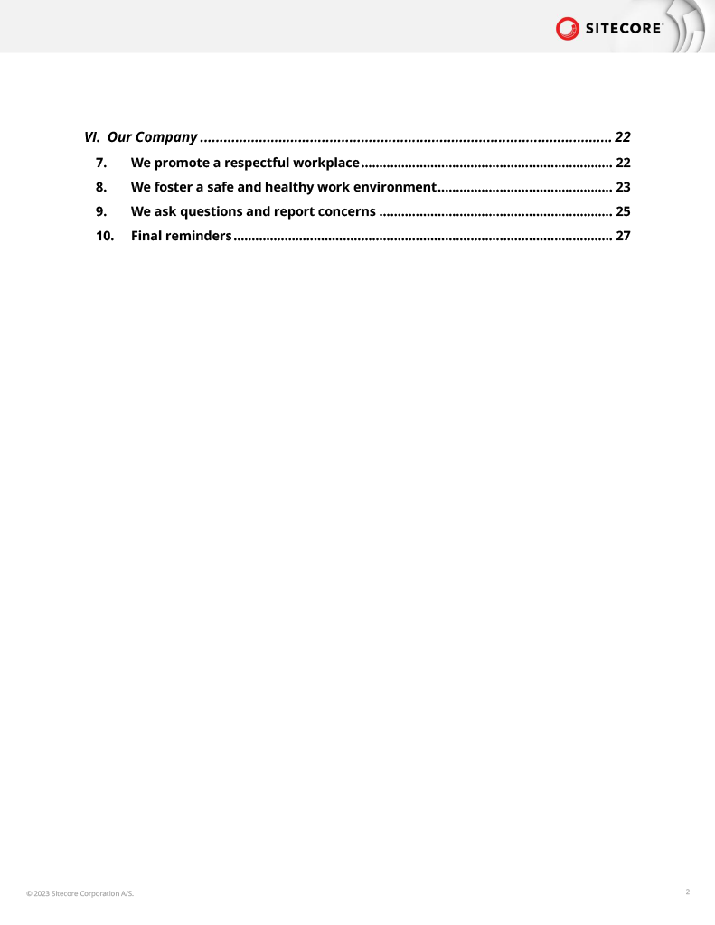 Code of Business Conduct