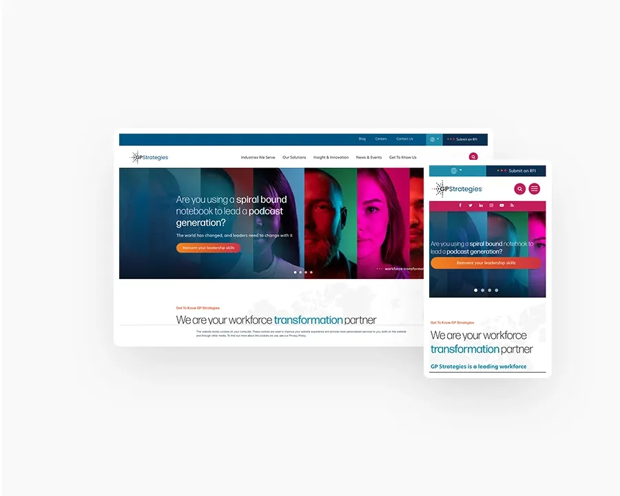 GP Strategies webpage