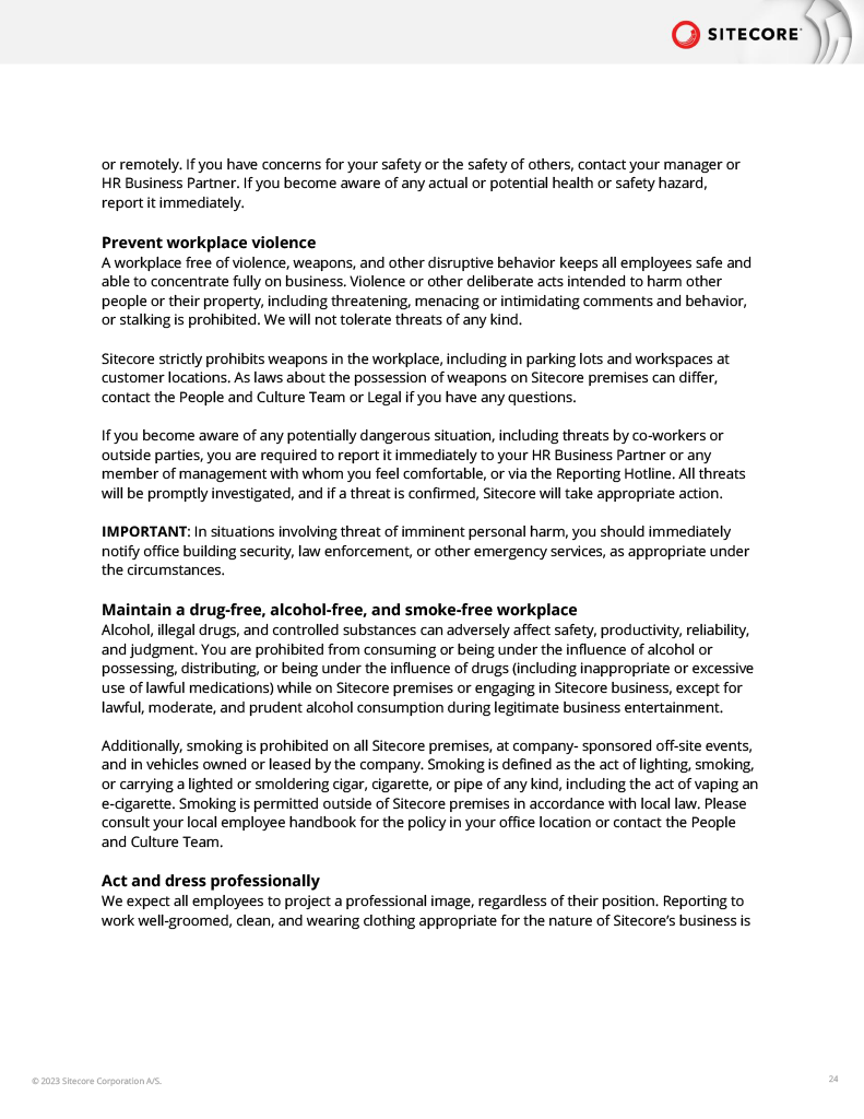 Code of Business Conduct