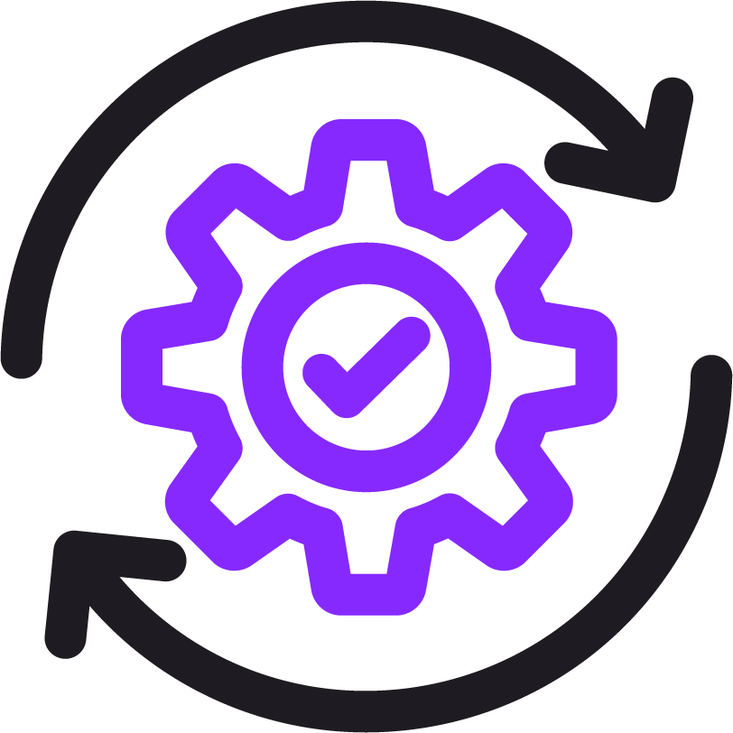 Resources Black Purple Icon
