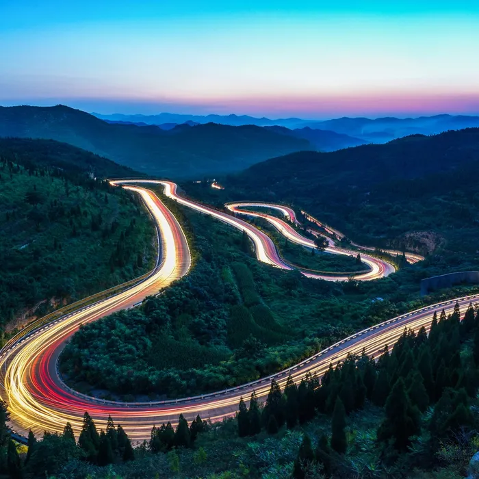 winding road
