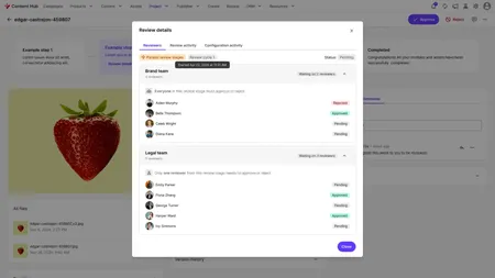 Sitecore product feature web screenshot