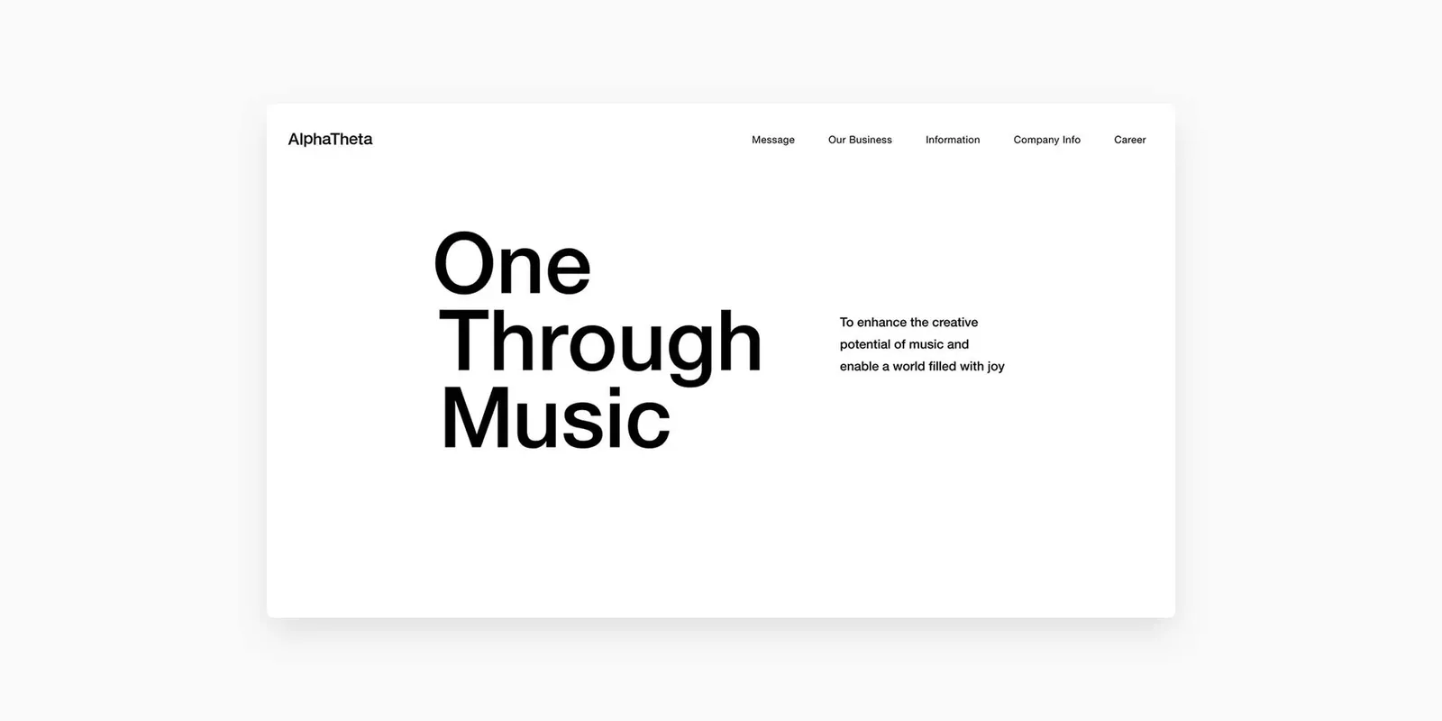 AlphaTheta - Half Width Banner