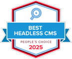 CMS Critic Awards 2025 Best Headless CMS Badge