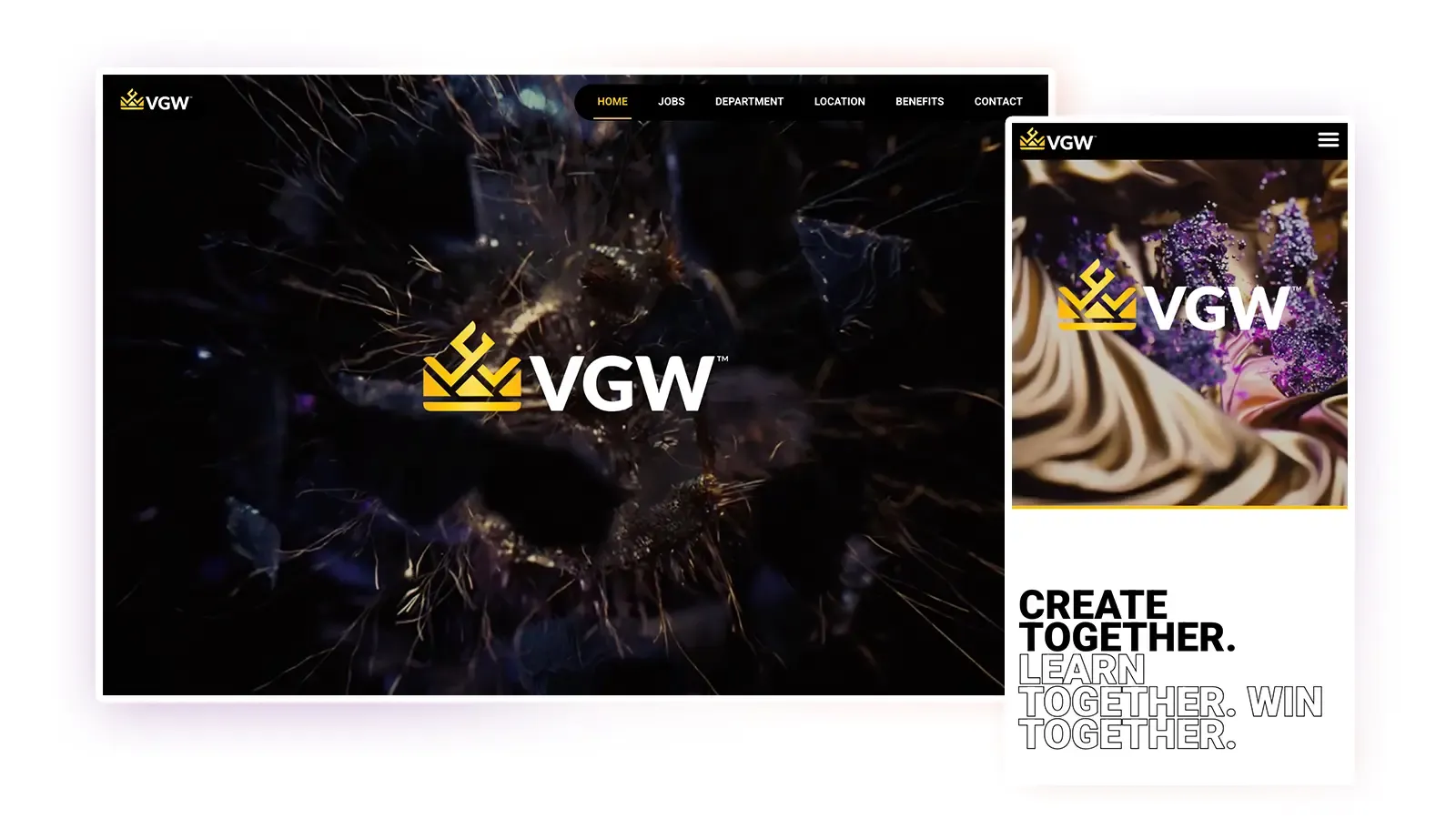 VGW website screenshot