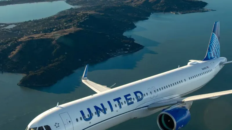 United Airlines website screenshot