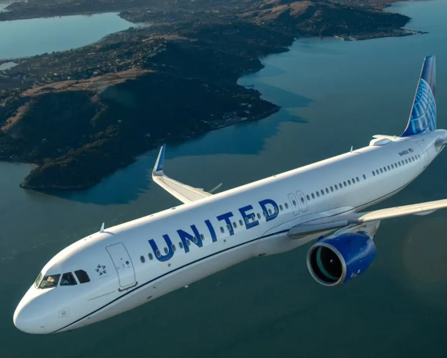 United Airlines website screenshot
