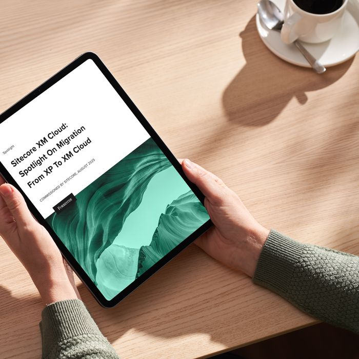 Woman holding a tablet