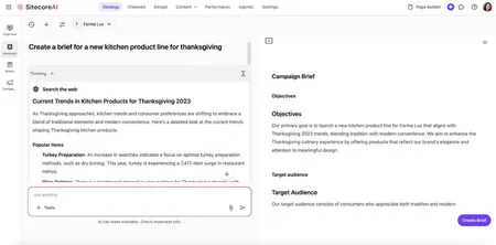 SitecoreAI DAM Content Hub AI smart brand briefs