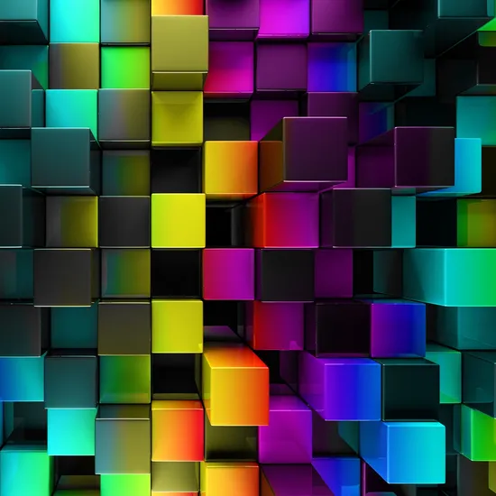 Colorful blocks abstract background