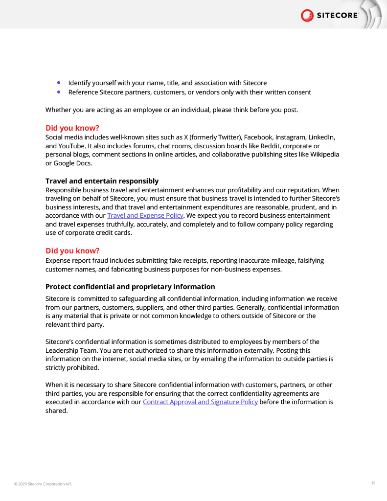 Code of Business Conduct