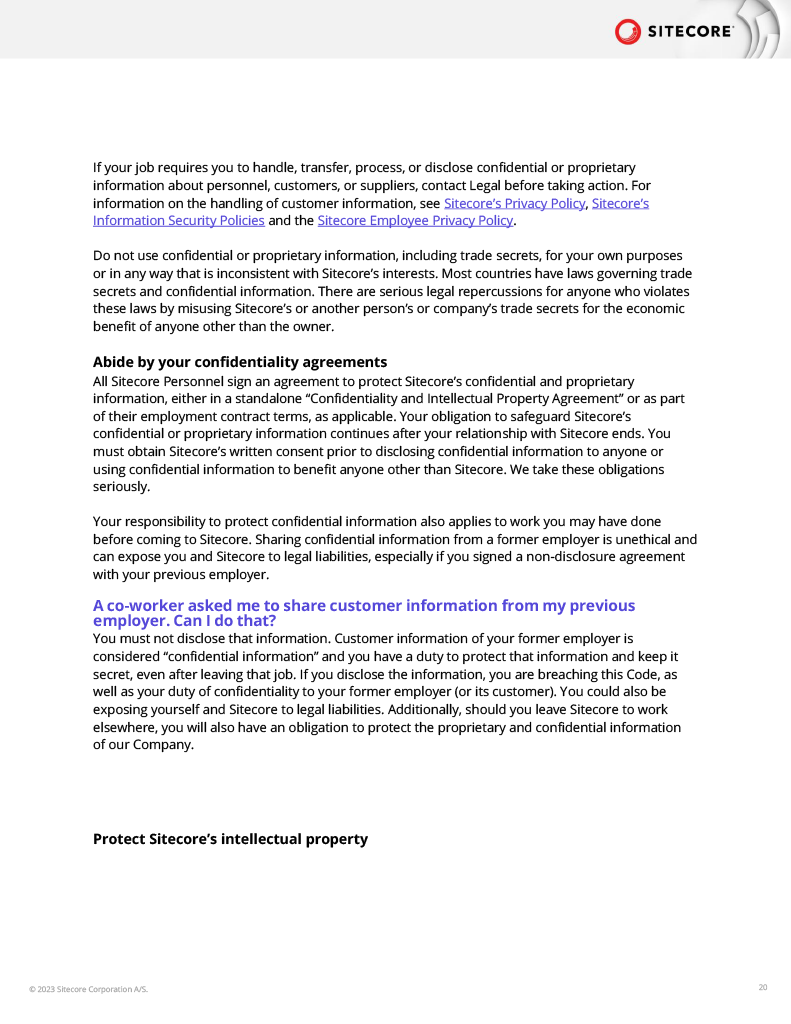 Code of Business Conduct