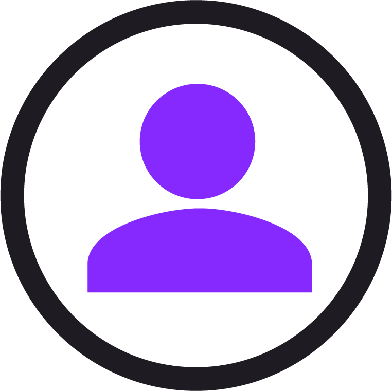 User Black Purple Icon