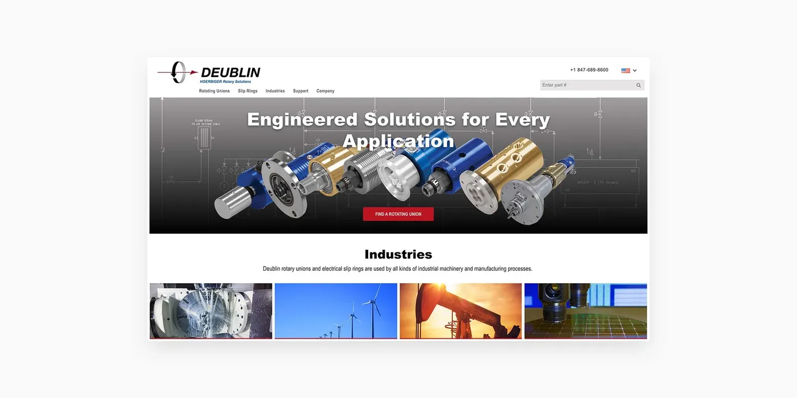 deublin site page screenshot