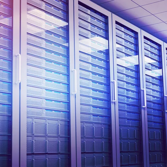 Empty server room
