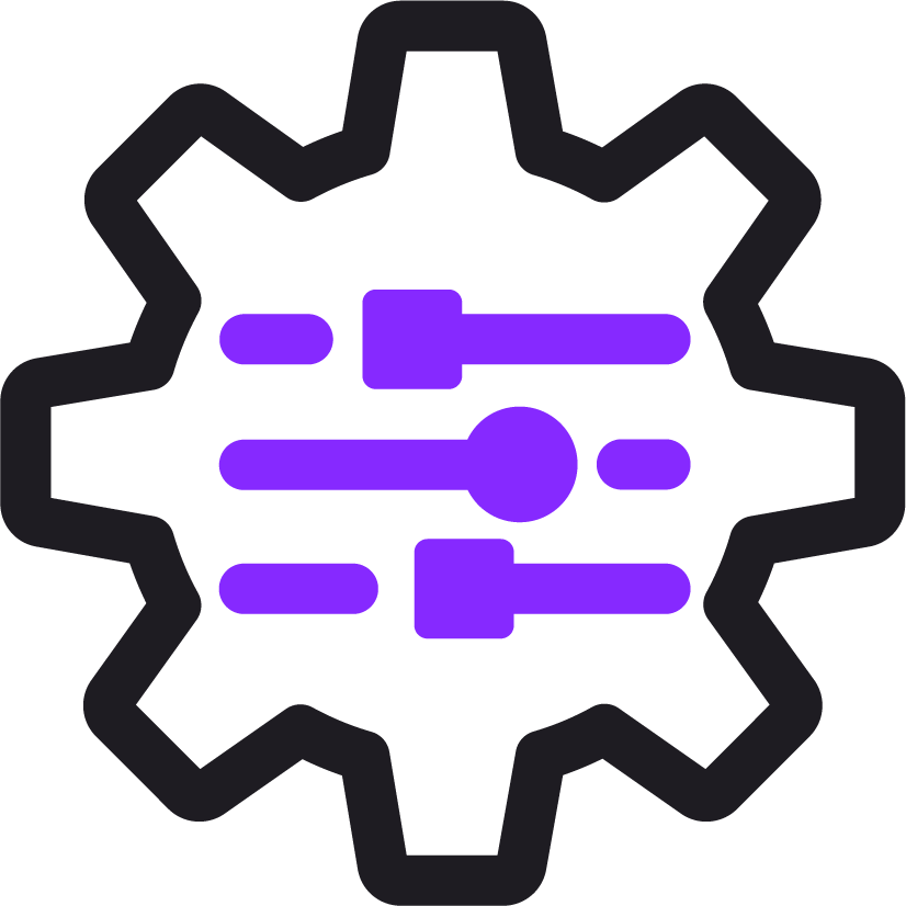 Web Services Black Purple Icon